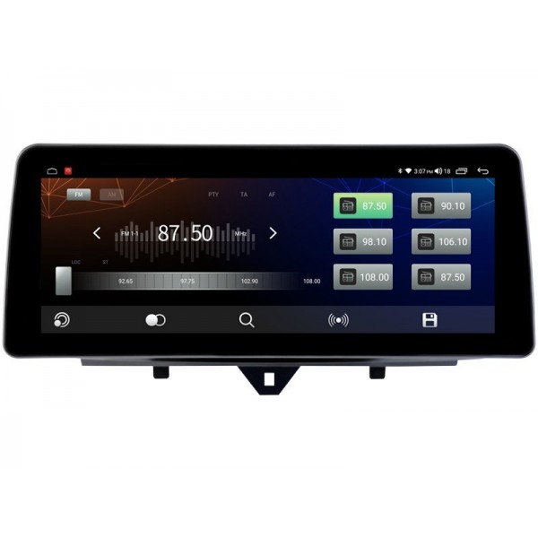Head unit ultra thin screen 12.3" GPS Smart Fortwo 2011-2015 Android 13 TR4266