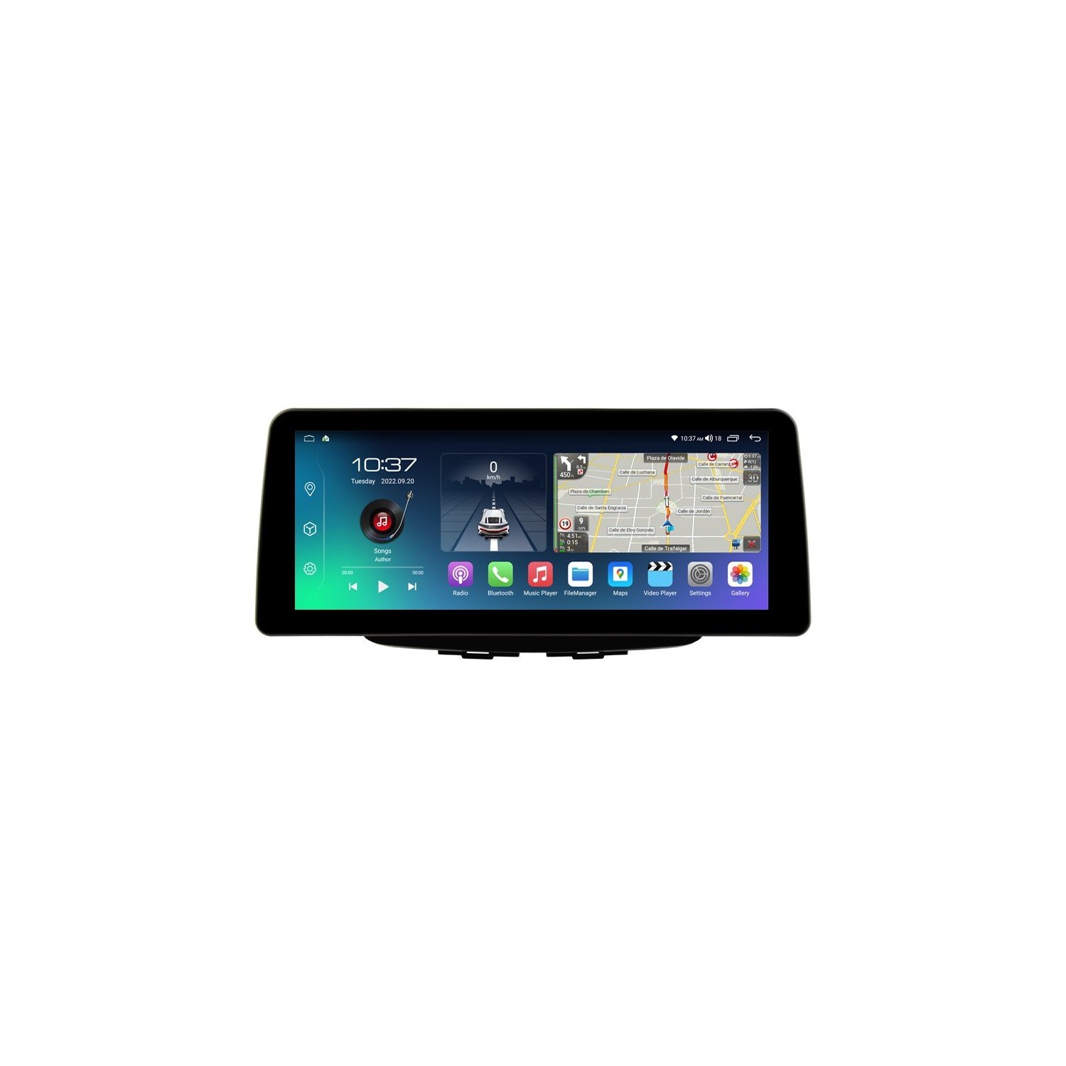 Head unit ultra thin screen 12.3" GPS Suzuki Baleno 2016-2019 Android 13 TR4272