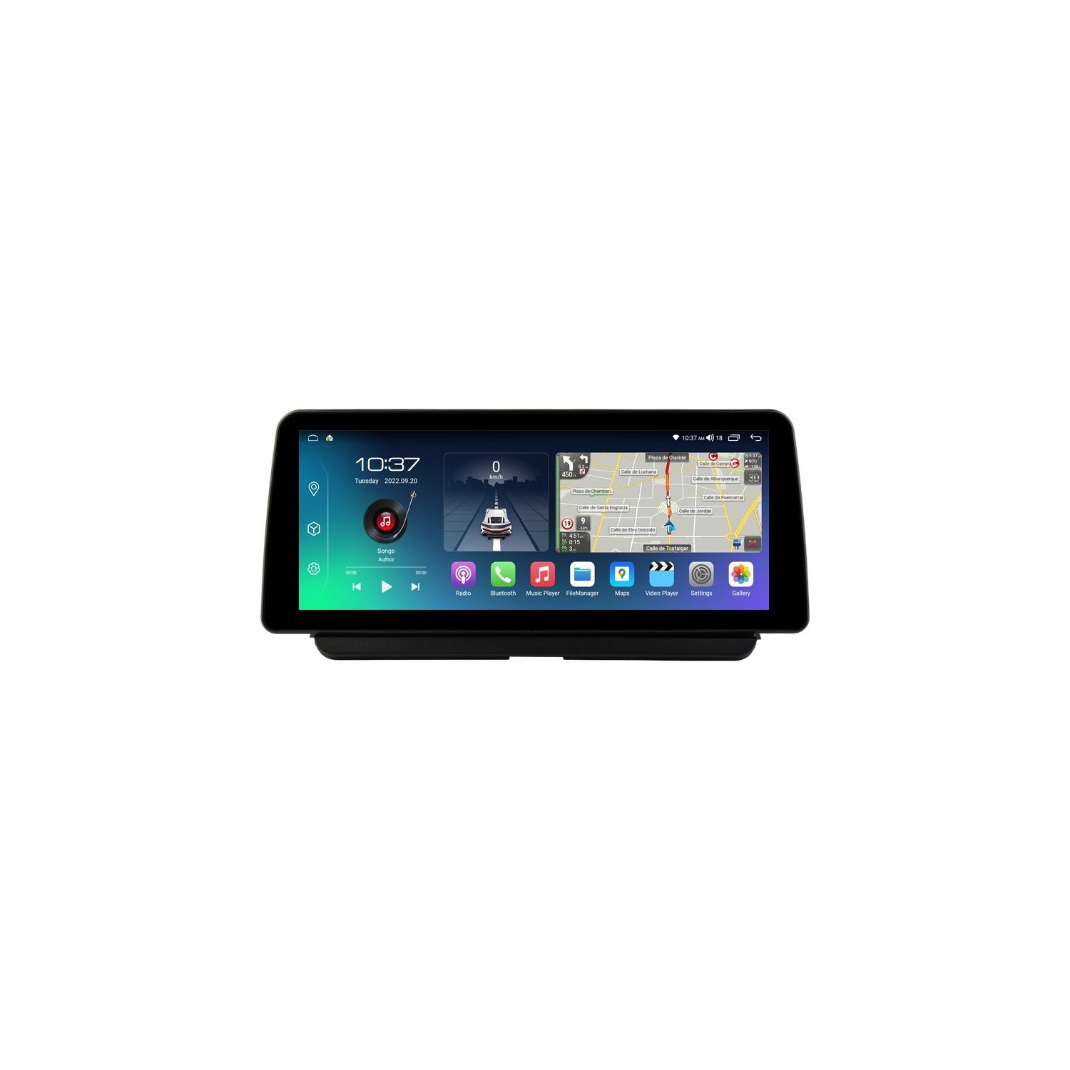 Pantalla ultra fina 12.3" GPS Toyota Corolla 2018-2020 Android 13 4G LTE TR4285