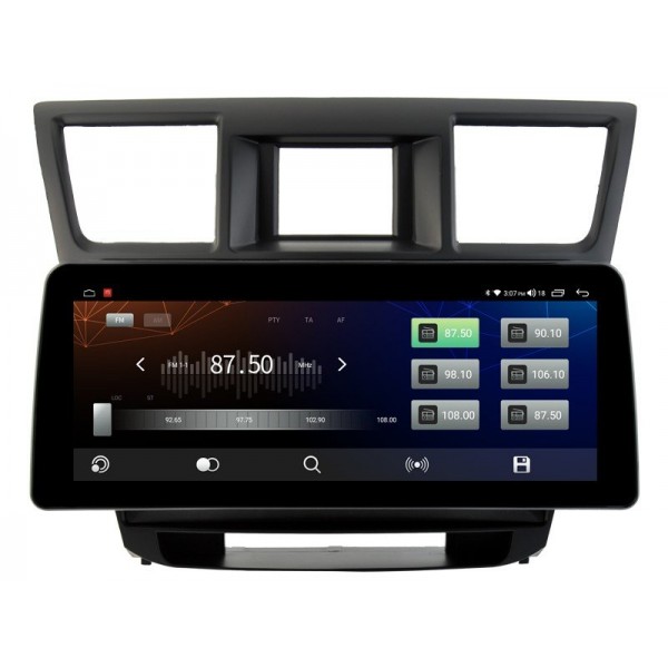Head unit ultra thin screen 12.3" GPS Toyota Highlander 2 XU40 2007-2013 Android 13 TR4286