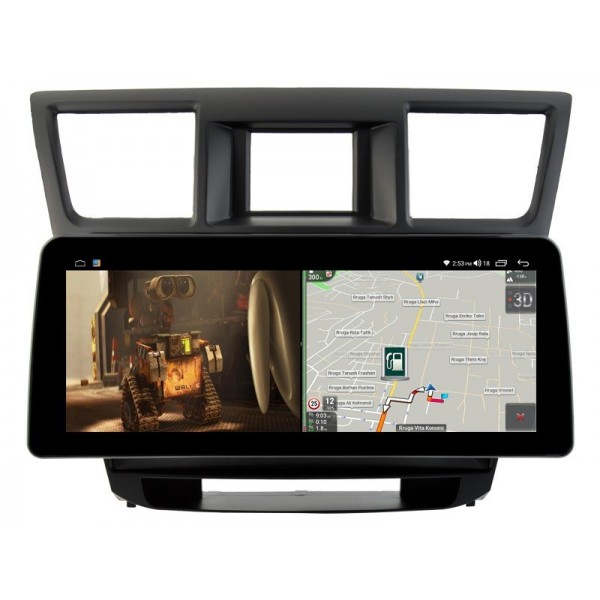 Head unit ultra thin screen 12.3" GPS Toyota Highlander 2 XU40 2007-2013 Android 13 TR4286