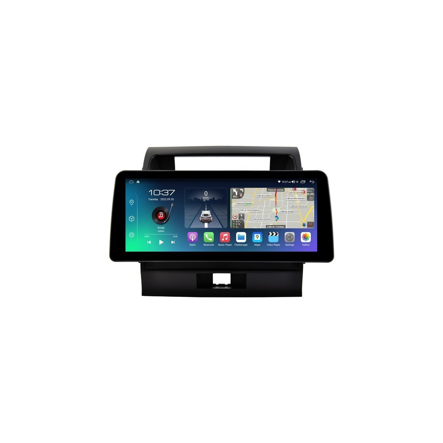 Pantalla ultra fina 12.3" GPS Toyota Land Cruiser 200 (2007-2015) Android 13 4G LTE TR4291