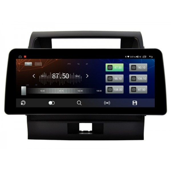 Pantalla ultra fina 12.3" GPS Toyota Land Cruiser 200 (2007-2015) Android 13 4G LTE TR4291
