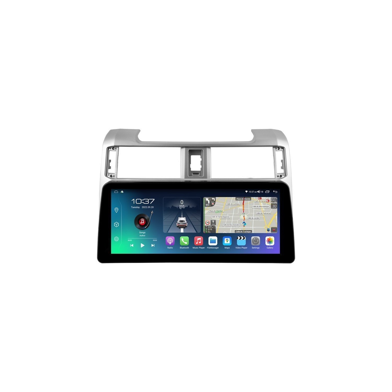 Head unit ultra thin screen 12.3" GPS Toyota 4Runner (2009- 2022) Android 13 TR4294