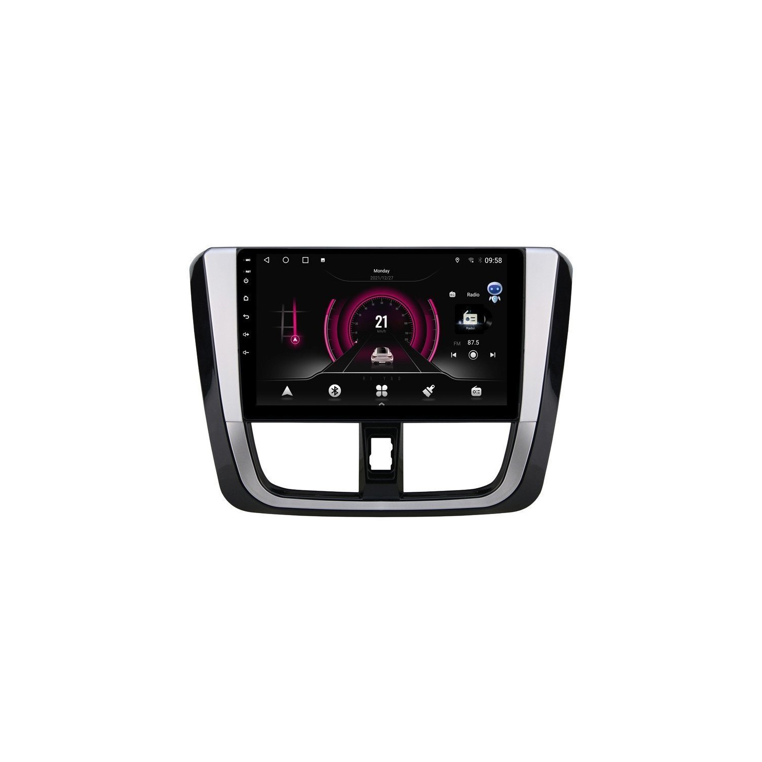 Radio navegador GPS Toyota VIOS YARIS pantalla 10.1 Android 14 TR4297