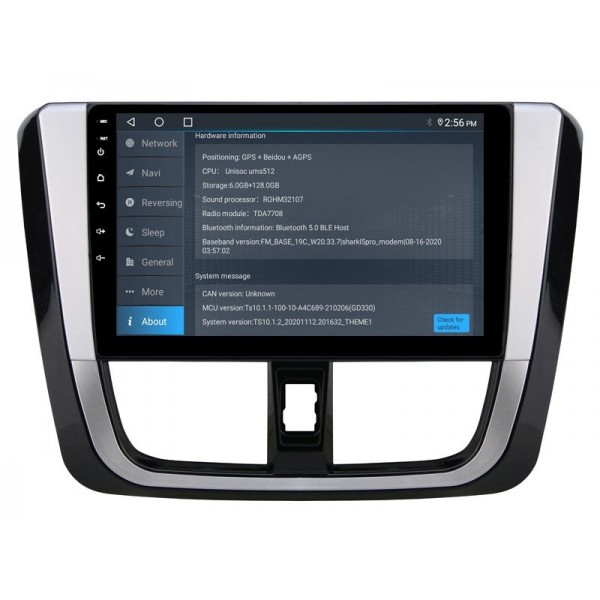 Radio GPS head unit Toyota VIOS YARIS screen 10.1 Android 14 TR4297
