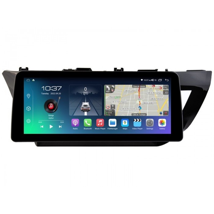 Pantalla ultra fina 12.3" GPS Toyota Corolla E170 E180 (2014- 2016) Android 13 4G LTE TR4298