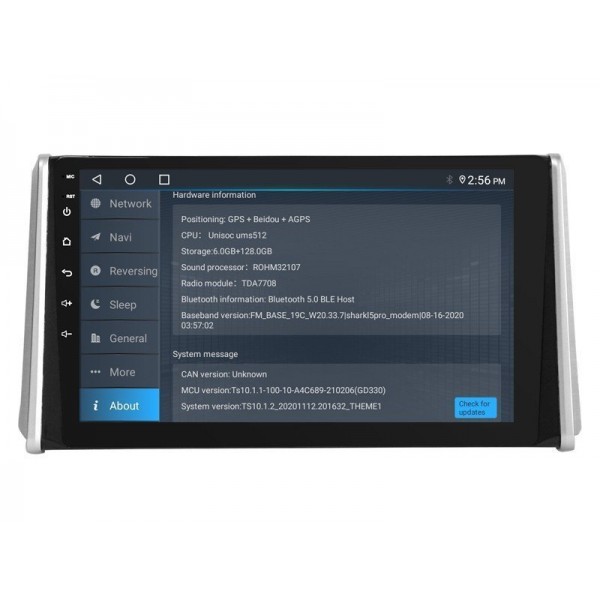 Radio GPS head unit Toyota RAV4 XA50 screen 10.1 Android 14 TR4299