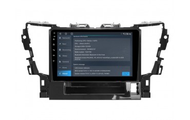 Radio GPS head unit Toyota Alphard 30 screen 10.1 Android 14 TR4300