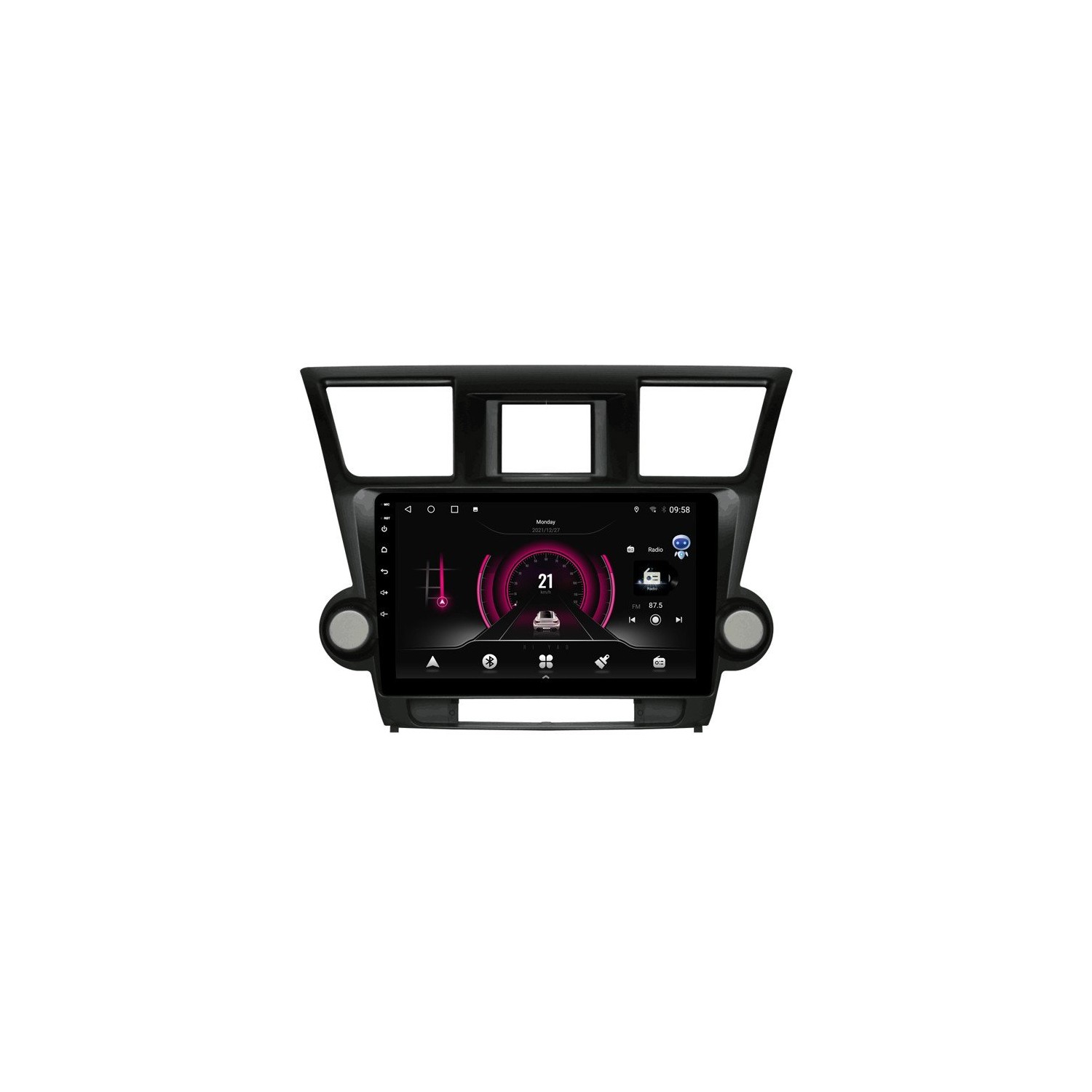 Radio navegador GPS Toyota Highlander 2 XU40 pantalla 10.1 Android 14 TR4301