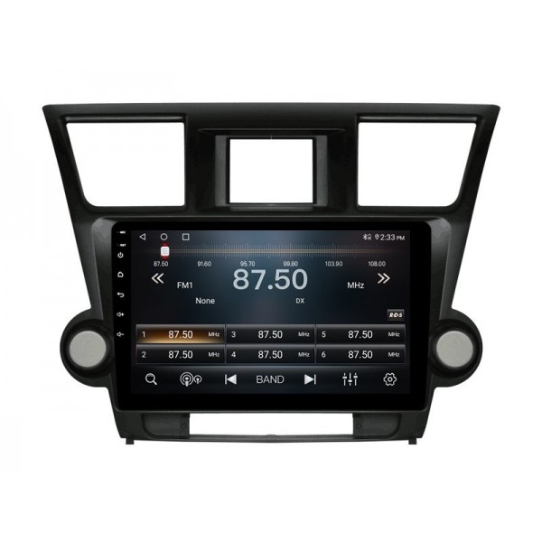 Radio GPS head unit Toyota Highlander 2 XU40 screen 10.1 Android 14 TR4301
