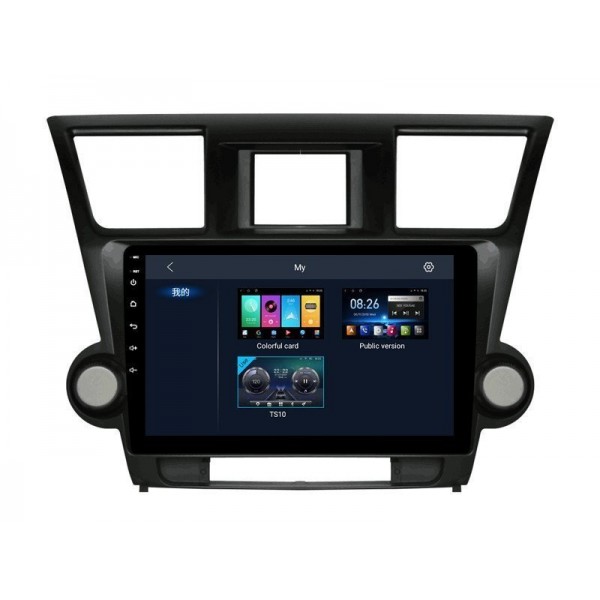 Radio GPS head unit Toyota Highlander 2 XU40 screen 10.1 Android 14 TR4301