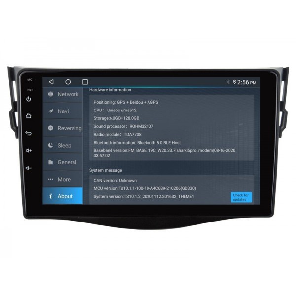 Radio GPS head unit Toyota RAV4 screen 10.1 Android 14 TR4305
