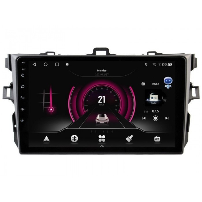 Radio navegador GPS Toyota Corolla E140 E150 pantalla 10.1 Android 14 TR4307