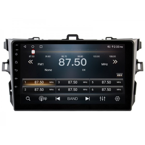 Radio GPS head unit Toyota Corolla E140 E150 screen 10.1 Android 14 TR4307