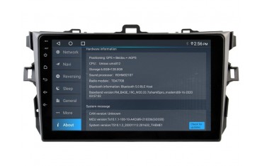 Radio navegador GPS Toyota Corolla E140 E150 pantalla 10.1 Android 14 TR4307