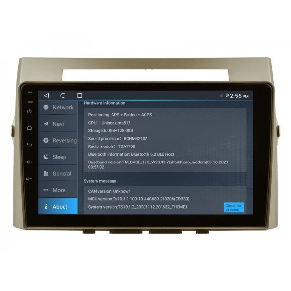 Radio navegador GPS Toyota Corolla Verso pantalla 10.1 Android 14 TR4309