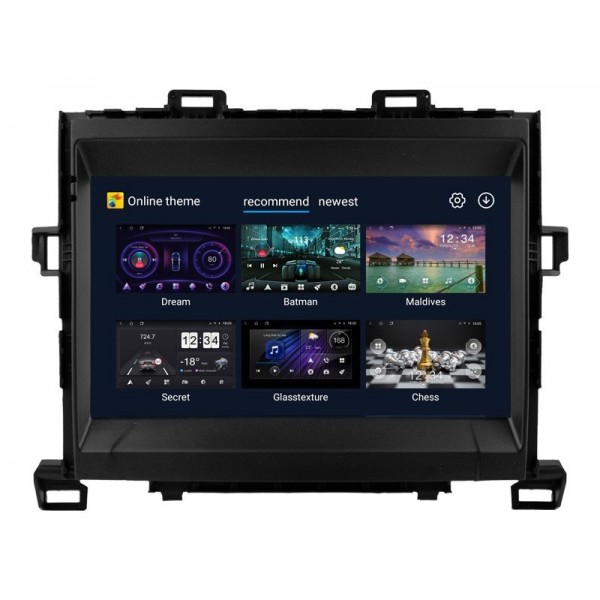 Radio navegador GPS Toyota Alphard 20 Series Vellfire pantalla 10.1 Android 14 TR4314