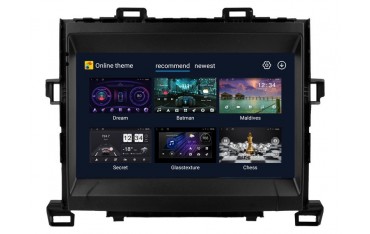 Radio navegador GPS Toyota Alphard 20 Series Vellfire pantalla 10.1 Android 14 TR4314