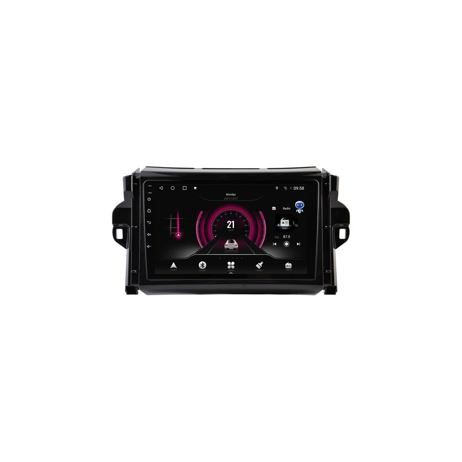 Radio navegador GPS Toyota Fortuner 2 SW4 pantalla 10.1 Android 14 TR4321