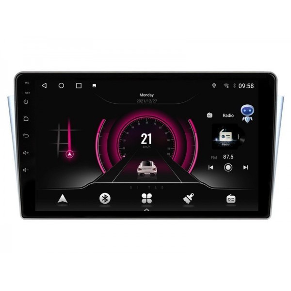 Radio navegador GPS Toyota Avensis T25 pantalla 10.1 Android 14 TR4323