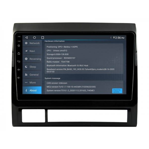 Radio GPS head unit Toyota Tacoma 2 HILUX screen 10.1 Android 14 TR4325