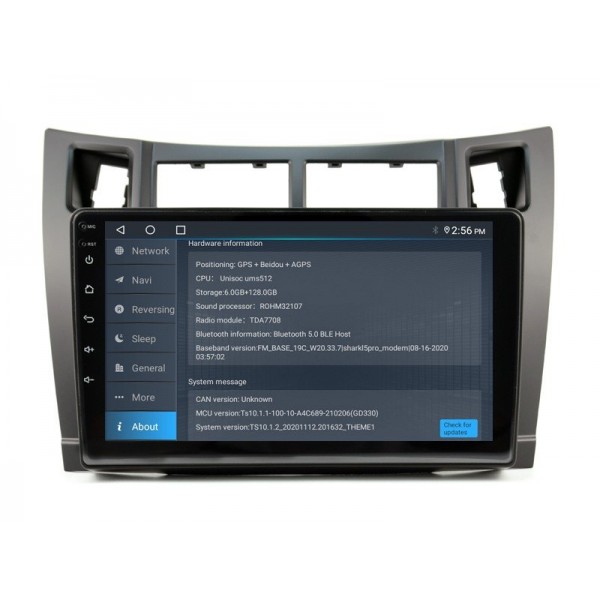 Radio navegador GPS Toyota Yaris pantalla 10.1 Android 14 TR4326