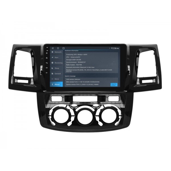 Radio GPS head unit Toyota Fortuner / Hilux screen 10.1 Android 14 TR4330