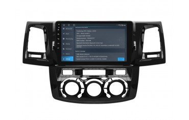 Radio navegador GPS Toyota Fortuner / Hilux pantalla 10.1 Android 14 TR4330
