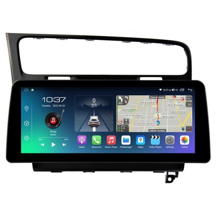 Head unit ultra thin screen 12.3" GPS Volkswagen Golf VII (2012 - 2020) Android 13 TR4341