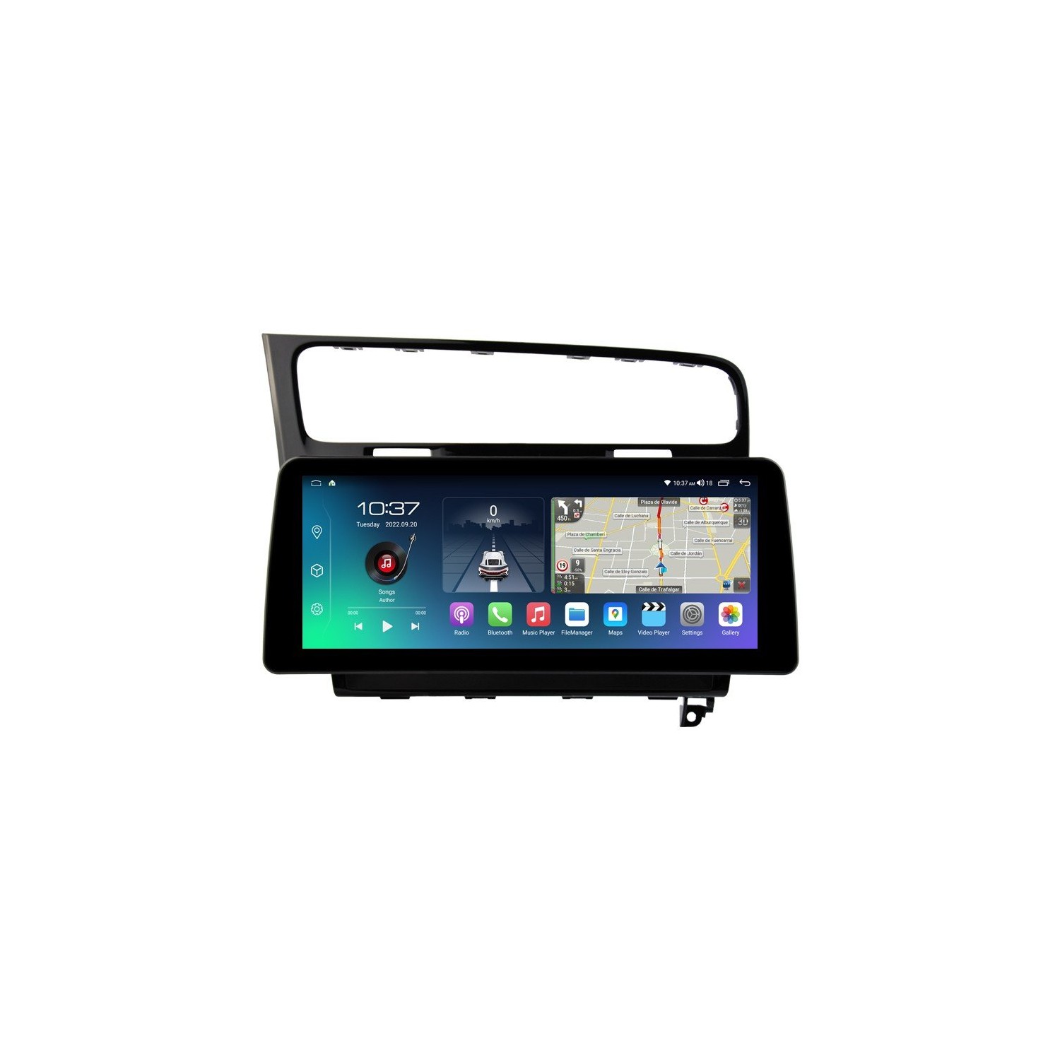 Pantalla ultra fina 12.3" GPS Volkswagen Golf VII (2012 - 2020) Android 13 4G LTE TR4341