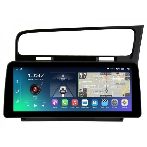 Head unit ultra thin screen 12.3" GPS Volkswagen Golf VII (2012 - 2020) Android 13 TR4342