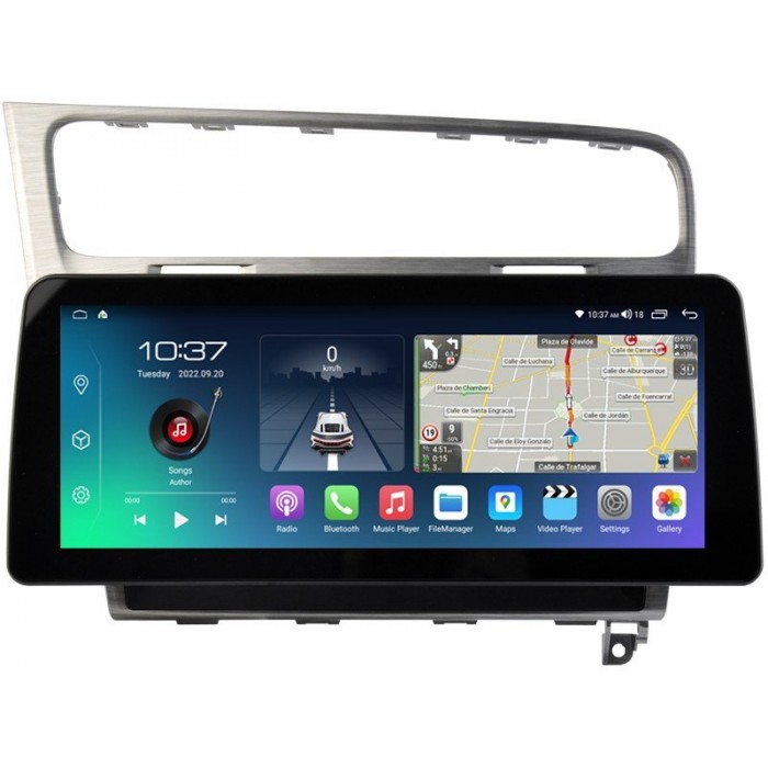 Pantalla ultra fina 12.3" GPS Volkswagen Golf VII (2012 - 2020) Android 13 4G LTE TR4343