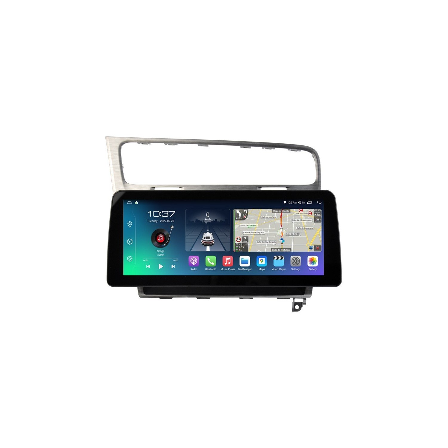 Head unit ultra thin screen 12.3" GPS Volkswagen Golf VII (2012 - 2020) Android 13 TR4343