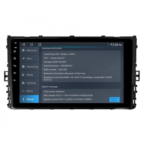 Radio navegador GPS Volkswagen Polo Plus, Passat B8,T-Cross, T-ROC pantalla 10.1 Android 14 TR4345