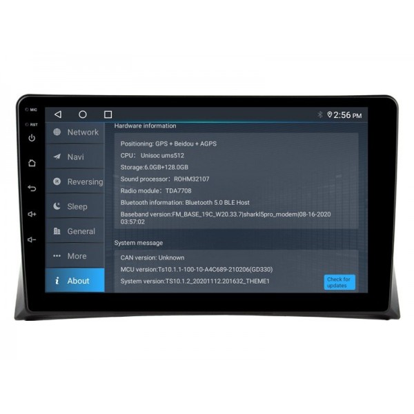 Radio GPS head unit Volkswagen Multivan T5 screen 10.1 Android 14 TR4347