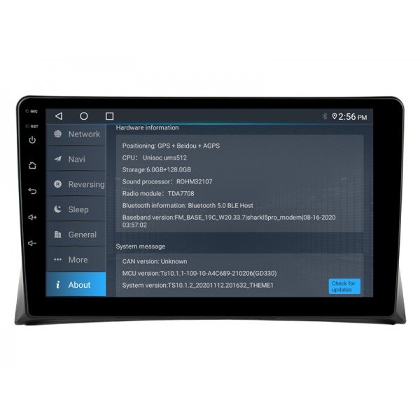 Radio navegador GPS Volkswagen Multivan T5 pantalla 10.1 Android 14 TR4347