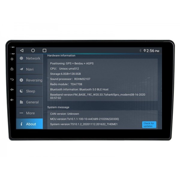Radio navegador GPS Volkswagen Multivan T5 pantalla 10.1 Android 14 TR4348