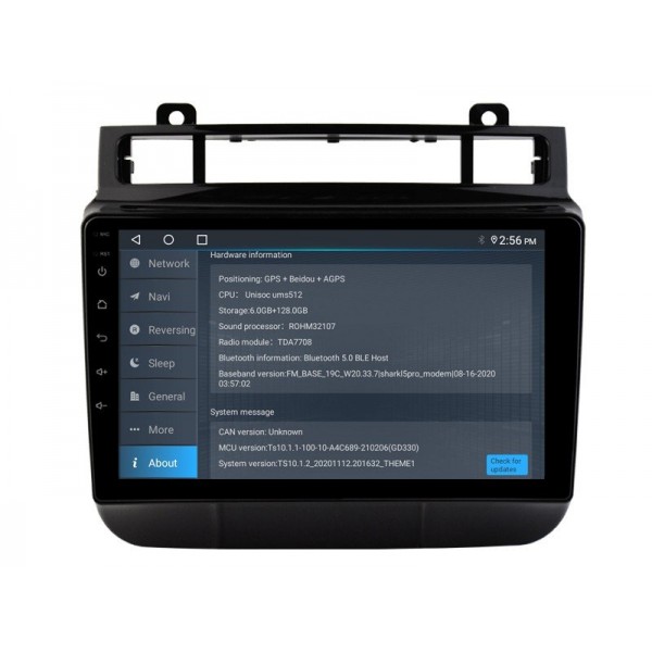 Radio navegador GPS Volkswagen Touareg pantalla 10.1 Android 14 TR4350