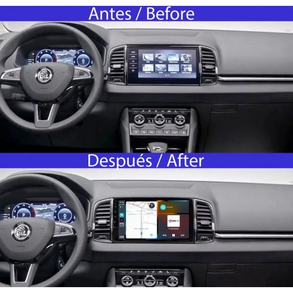 Radio navegador GPS Skoda Karoq / Kodiaq pantalla 10.1 Android 14 TR4365
