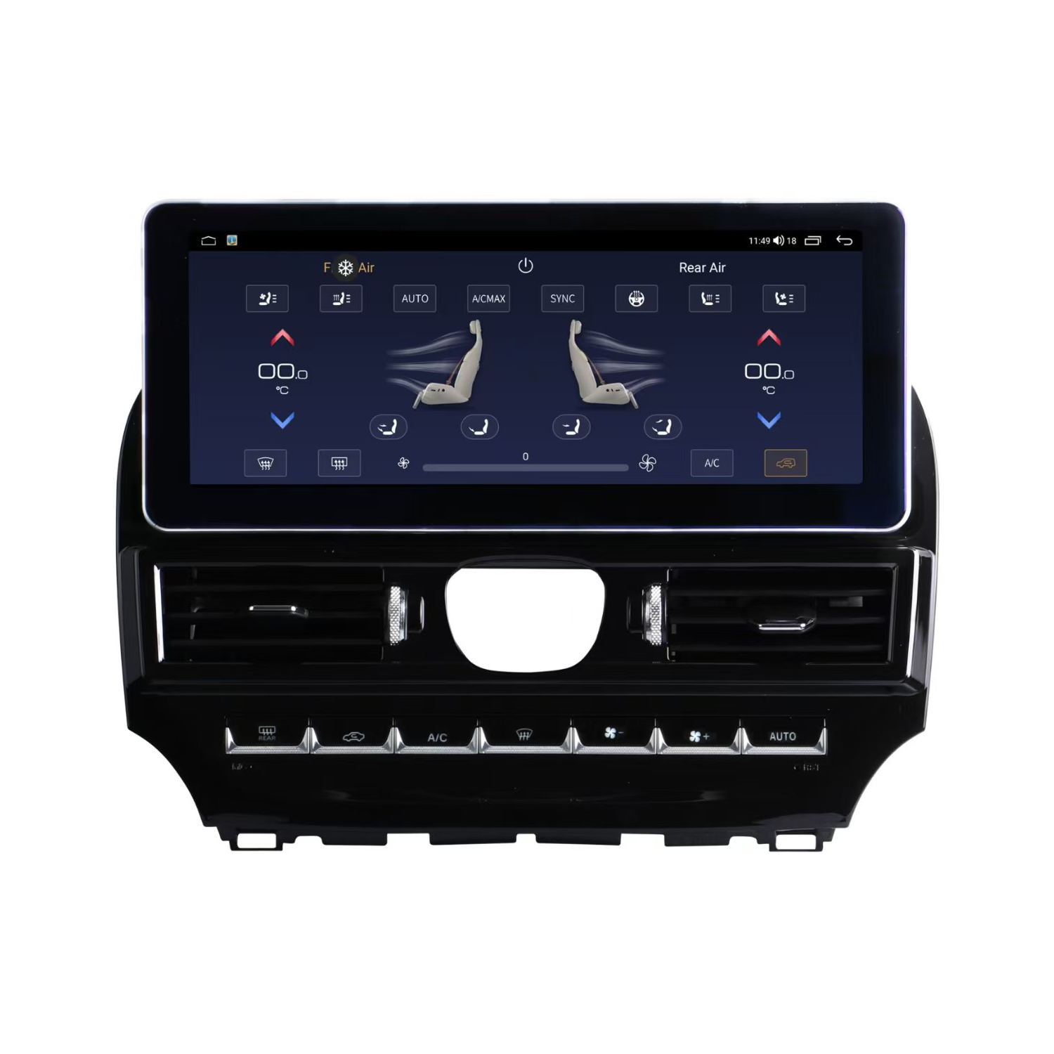 Doble pantalla 12.3 + 9.6 pulgadas GPS Chrysler 300C LD Android 13 TR4368