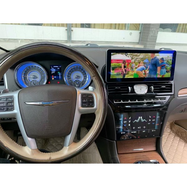 Doble pantalla 12.3 + 9.6 pulgadas GPS Chrysler 300C LD Android 13 TR4368