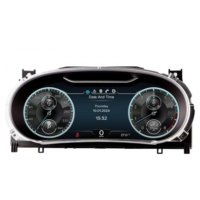 Bentley Continental & Flying Spur & GT Digital Dashboard – 12.5″ Linux Instrument Cluster 2012–2017 with Miracast TR4379