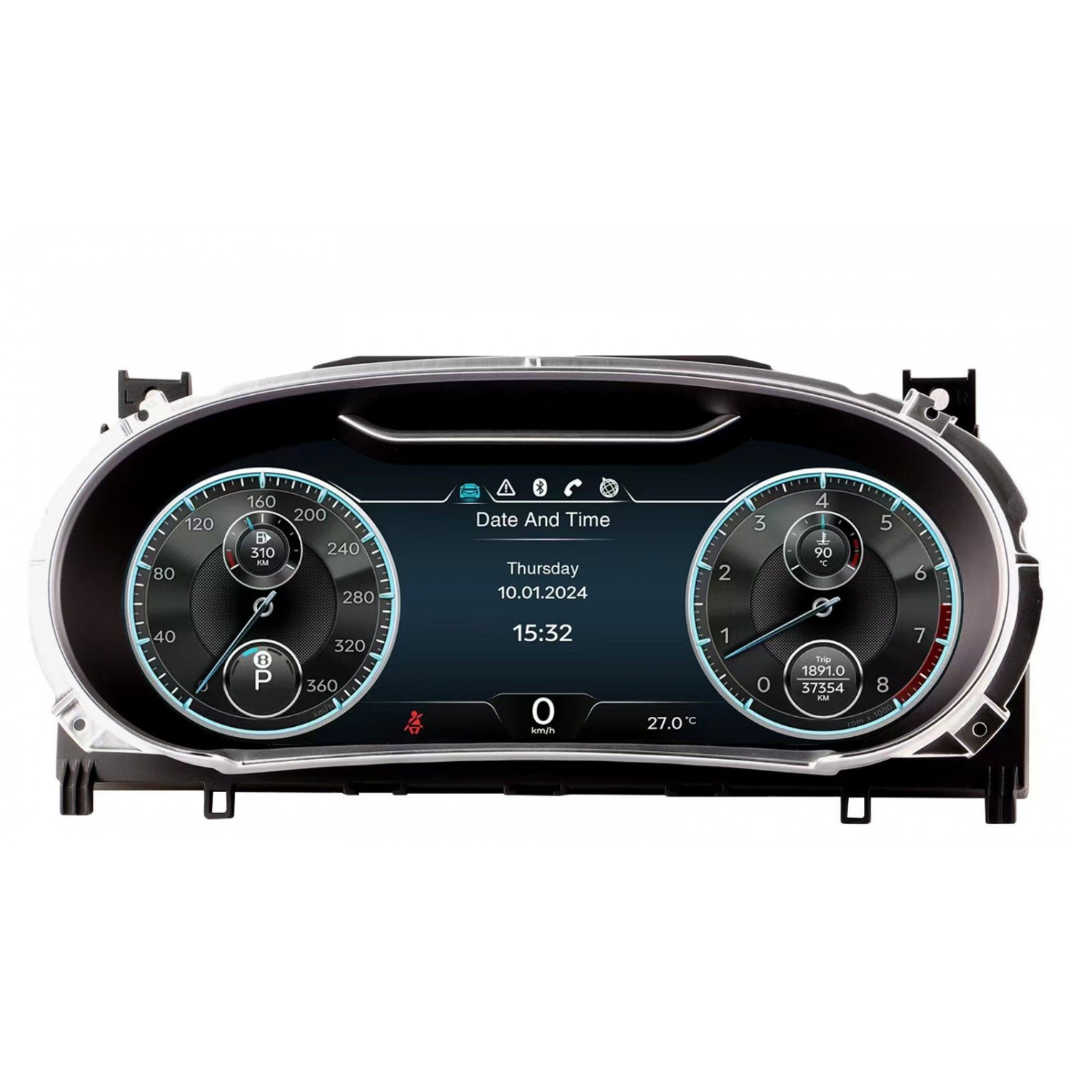 Bentley Continental & Flying Spur & GT Digital Dashboard – 12.5″ Linux Instrument Cluster 2012–2017 with Miracast TR4379
