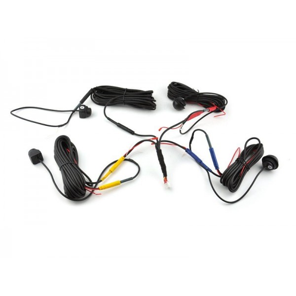 Kit Universal de Cámaras 360° para Aparcamiento – Compatible con Pantallas Android de 10,1″ TR4383