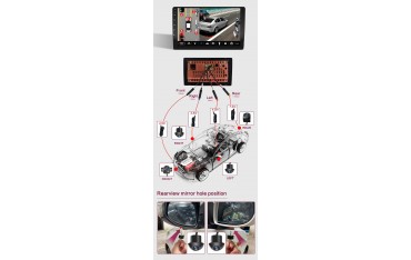 Universal 360° Parking Camera Kit – Compatible with 10.1″ Android Screens TR4383