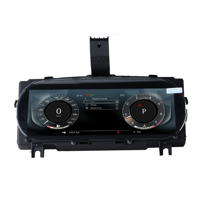 Digital Dashboard Jaguar XE  F-PACE 2016–2019 12.5″ Linux with Miracast TR4385