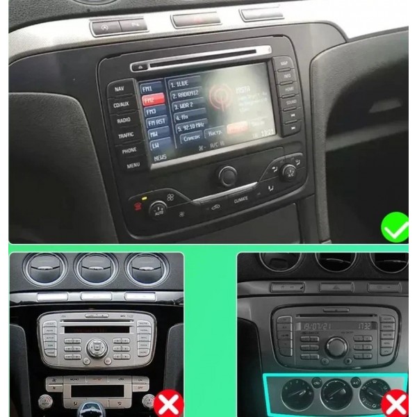Pantalla GPS Android 13 OCTA CORE Ford S-Max TR4386