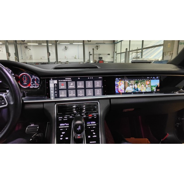 Pantalla copiloto Porsche Panamera 2018–2023 | 11" Android 13 | Qualcomm 6125 | TR4396