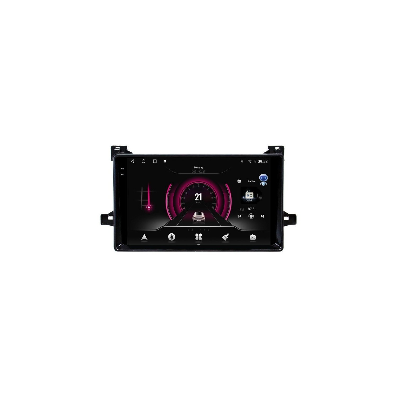 Radio navegador GPS Toyota Prius XW50 pantalla 10.1 Android 14 TR4397